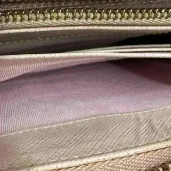 SALVATORE FERRAGAMO VARA BOW Pink Leather Zip Around Long Wallet - Picture 9 of 9